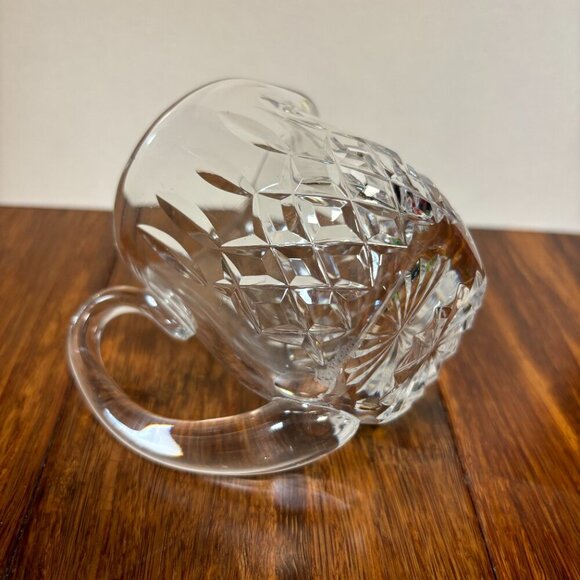 Waterford Crystal Mini Creamer Jug 3" Lismore Pour Spout and Handle Marked - Picture 5 of 9